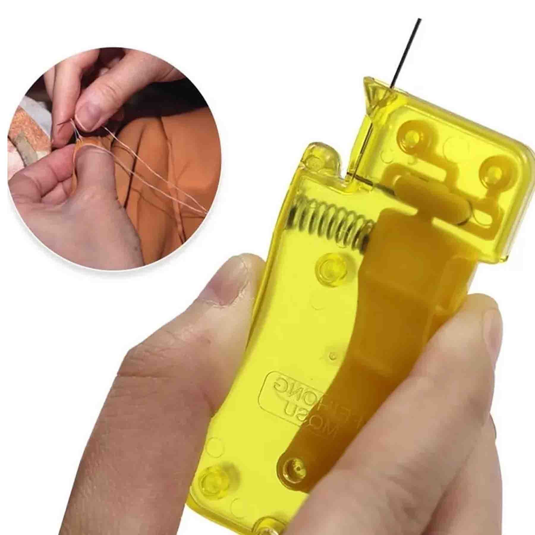 Enhebrador de agujas automático, enhebradores de agujas para coser a mano,  herramienta de enhebrador de agujas, enhebrador de agujas para hilo de